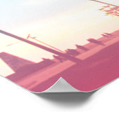 ピンクヴェニスビーチ ポスター (角)