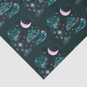 ピンク三日月の星天空のハロウィン 薄葉紙 (詳細)