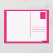 ピンク三角形カリフォルニア ポストカード (裏面)