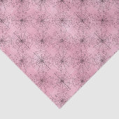 ピンク不気味と黒のクモの巣 薄葉紙 (詳細)