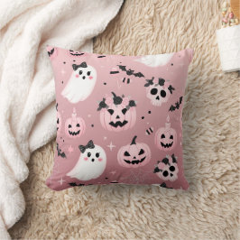 ピンク不気味のハロウィーン枕 クッション