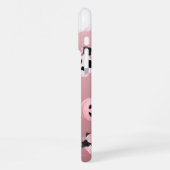 ピンク不気味のハロウィーン iPhoneケース (左側面)