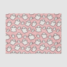 ピンク不気味幽霊ハローウィンパーティ 薄葉紙