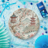 ピンク中国のトワール紙プレート ペーパープレート (パーティー)