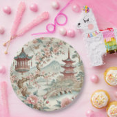 ピンク中国のトワール紙プレート ペーパープレート (パーティー)