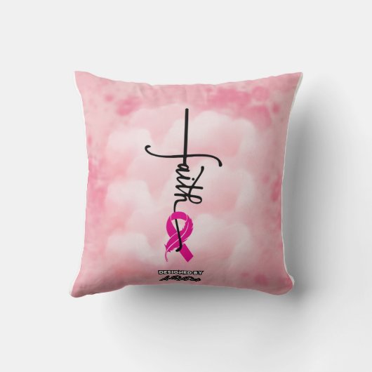 ピンク乳がん認識度装飾用クッション クッション (裏面)
