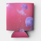 ピンク予測できなの水にクラゲ 缶クーラー (正面)