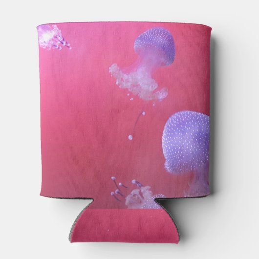 ピンク予測できなの水にクラゲ 缶クーラー (裏面)