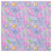 ピンク人魚 ファブリック (見本)