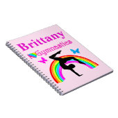 ピンク体かわいらし操ジパーソナライズされたャーナル ノートブック (右側)