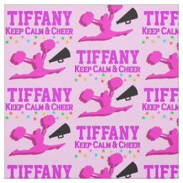 ピンク保ク落ち着き応援パーソナライズされた布 ファブリック