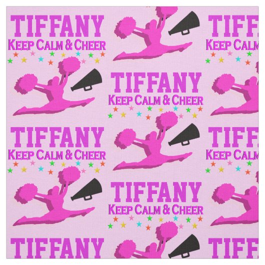 ピンク保ク落ち着き応援パーソナライズされた布 ファブリック (見本)