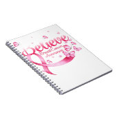 ピンク信じ蝶乳がん認識度 ノートブック (右側)