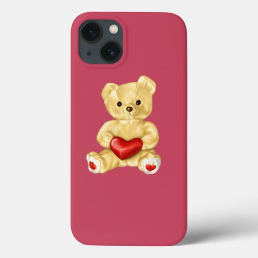ピンク催眠かわいいテディベア保護具 Case-Mate iPhoneケース (裏面)