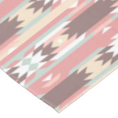 ピンク先住民アメリカンパターンテーブルクロス テーブルクロス (アングル)