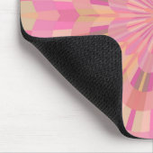 ピンク円 マウスパッド (コーナー)