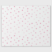ピンク円 ラッピングペーパー (フラット)