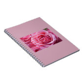 ピンク前向きの肯定螺旋ノート ノートブック (右側)