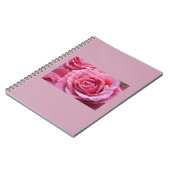 ピンク前向きの肯定螺旋ノート ノートブック (左側)