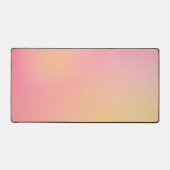 ピンク前向き桃グラデーション美学 デスクマット (正面)