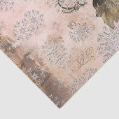 ピンク動揺してのヴィンテージインスパイアフローラ分離 薄葉紙 (詳細)