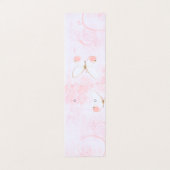 ピンク動揺しての蝶イヤリングディスプレイカード 名刺 (外部フラット)