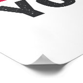 ピンク動揺してグレイ恋しく思イユー引用文ことわざ ポスター (角)