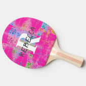 ピンク動揺してルックまたは任意の色 – HAMbWG - 卓球ラケット (横)