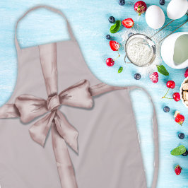 ピンク包まれたの弓で エプロン