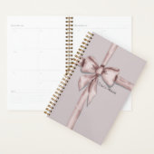 ピンク包まれたの弓で – テンプレートプランナー プランナー手帳 (ディスプレー)