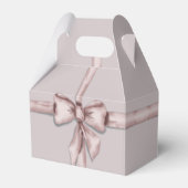 ピンク包まれたの弓で フェイバーボックス (正面サイド)