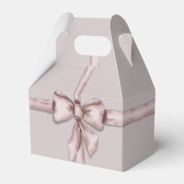 ピンク包まれたの弓で フェイバーボックス