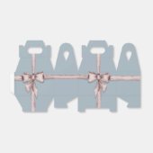 ピンク包まれたの弓で フェイバーボックス (折り畳みなし)