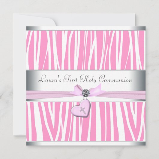 ピンク十字第1聖餐式 招待状 (正面)