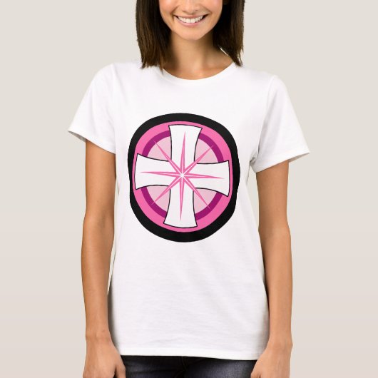 ピンク十字 Tシャツ (正面)