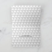 ピンク千鳥格子ののカップケーキ付き誕生日カード カード (内部)