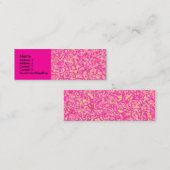ピンク印象派 スキニー名刺 (正面/裏面)