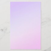 ピンク及び紫色の文房具 便箋 (正面)