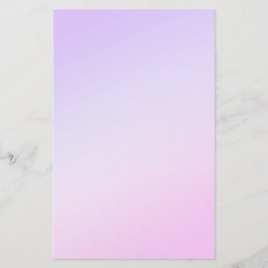 ピンク及び紫色の文房具 便箋 (正面)