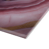 ピンク及び赤面の大理石のテクスチャ切断ボード カッティングボード (角)