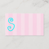 ピンク及び軽い水のエンクロージャカード エンクロージャーカード (裏面)