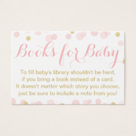 ピンク及び金ゴールドグリッター紙吹雪書籍ベビー