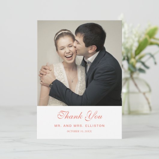 ピンク及び黄色い花の水彩画|は感謝していしています サンキューカード (スタンド正面)