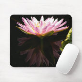ピンク反射ロータス《植物》スイレンマウスパッド マウスパッド (マウス)