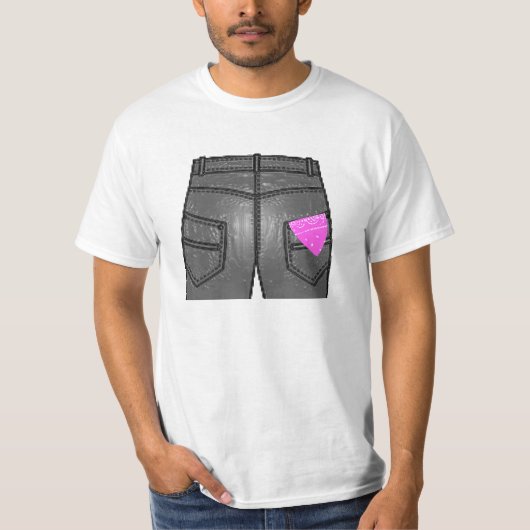 ピンク右ハンキーシャツ Tシャツ (正面)