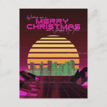 ピンク合成波クリスマス