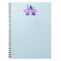 ピンク名前をカスタムするパープルフローラモノグラムパーソナル