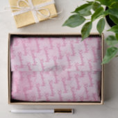 ピンク名前をカスタムする パーソナライズされた 薄葉紙 (ギフト)