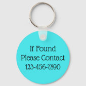 ピンク名門私立校風のとアクアクジラパーソナライズされた キーホルダー (裏面)