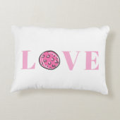 ピンク名門私立校風ののピックボールピンクの愛 アクセントクッション (裏面)